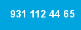 931 112 44 65 931 112 44 65